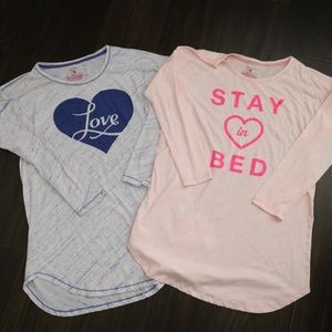 Victoria's Secret long sleeve sleep shirts